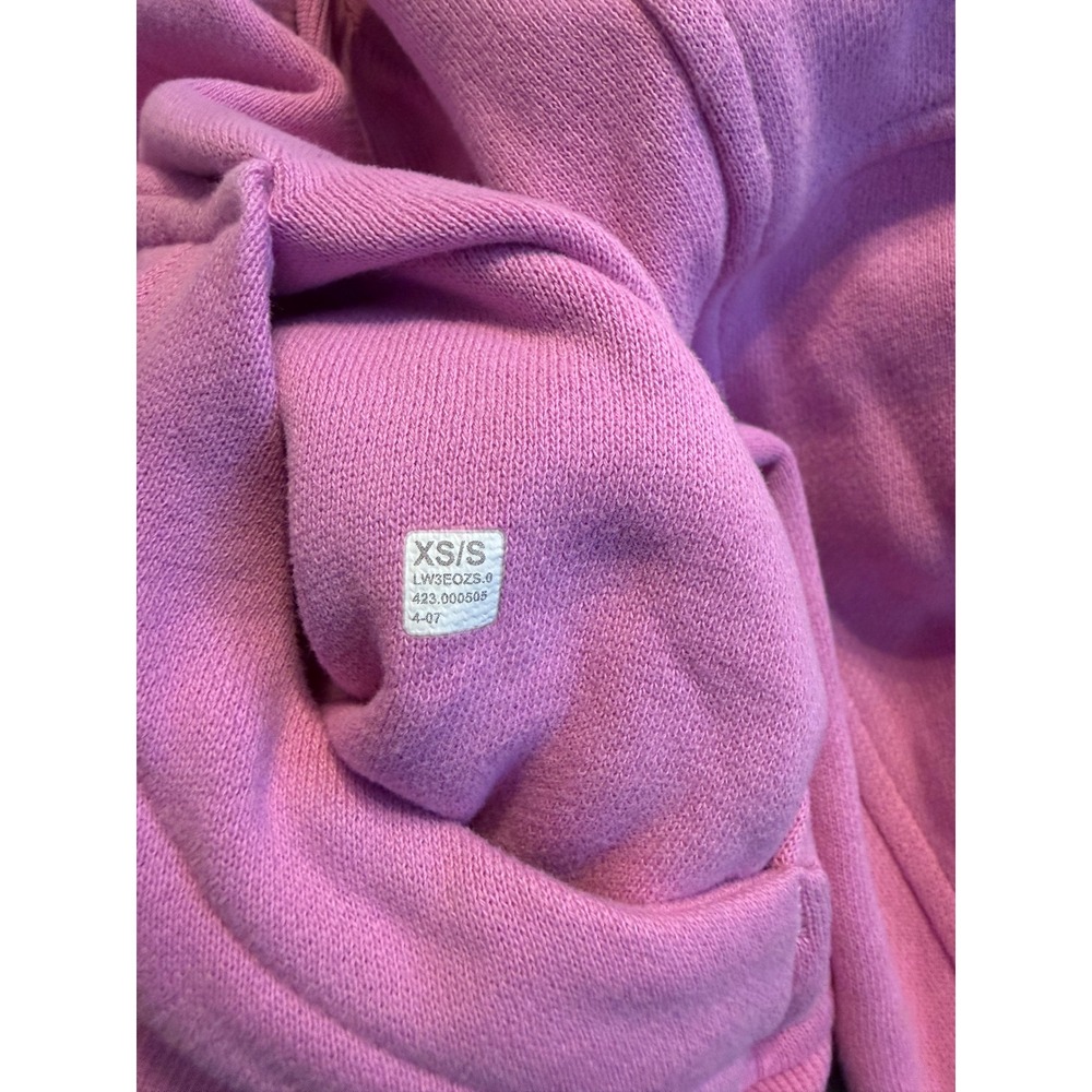 Lululemon Scuba Oversized Full-Zip‎ Hoodie Pink XS/S Excellent Condition - Picture 5 of 5